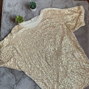 Stella McCartney Sequin Blouse • Size 40 EU